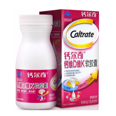 鈣爾奇鈣維D維K軟膠囊
